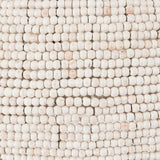 Theta 30.0 L x 30.0 W x 15.0 H White-Washed Beaded Chandelier by Mercana at Eve Furniture