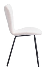 Thibideaux Ivory Dining Chair (Set of 2) by Zuomod at Eve Furniture