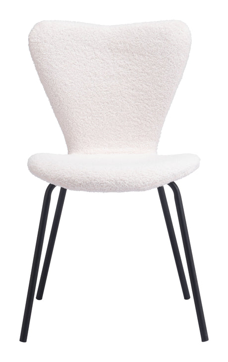 Thibideaux Ivory Dining Chair (Set of 2) by Zuomod at Eve Furniture