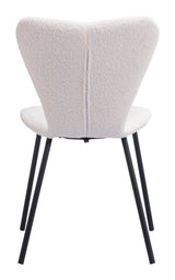 Thibideaux Ivory Dining Chair (Set of 2) by Zuomod at Eve Furniture