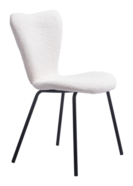 Thibideaux Ivory Dining Chair (Set of 2) by Zuomod at Eve Furniture