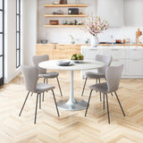 Thibideaux Light Gray Dining Chair (Set of 2) by Zuomod at Eve Furniture