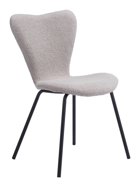 Thibideaux Light Gray Dining Chair (Set of 2) by Zuomod at Eve Furniture