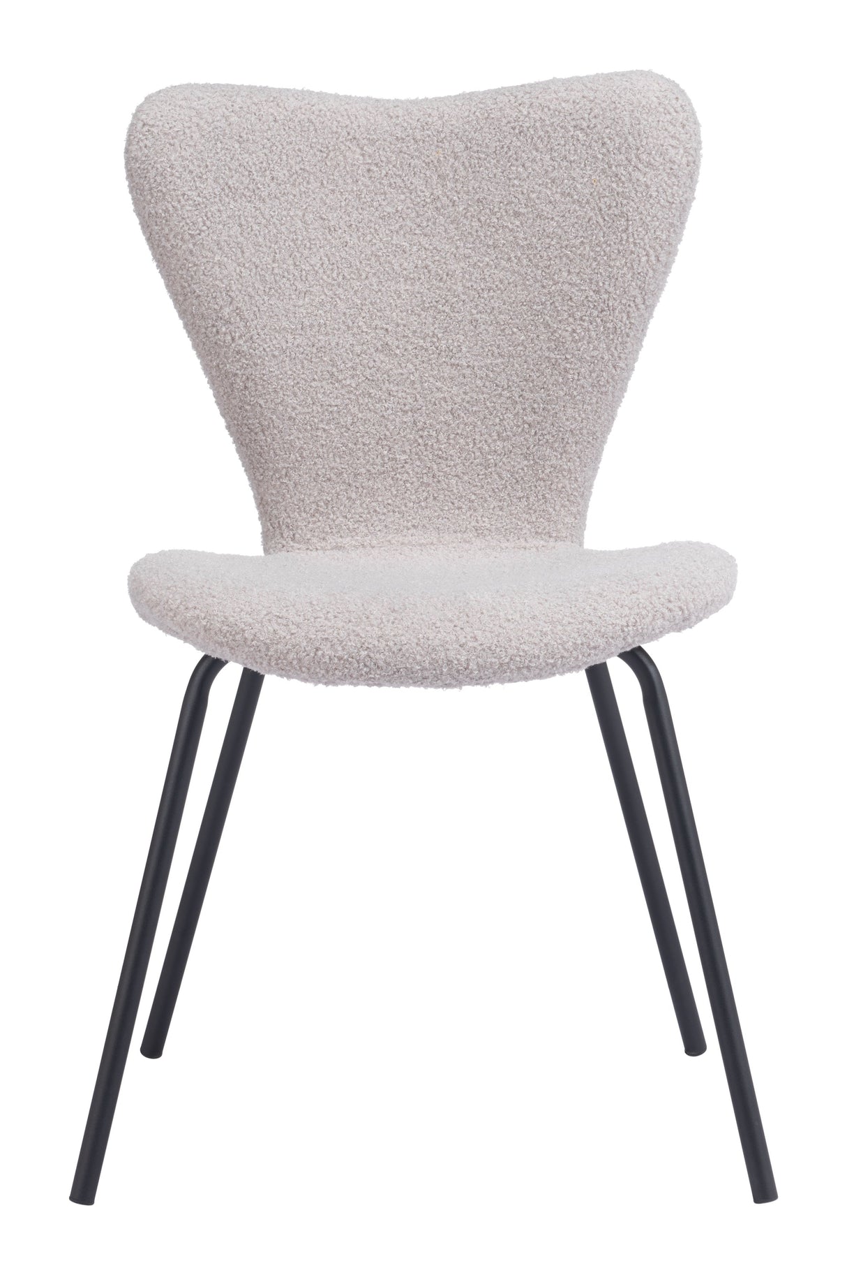 Thibideaux Light Gray Dining Chair (Set of 2) by Zuomod at Eve Furniture