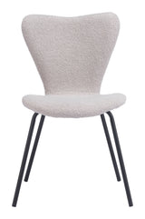 Thibideaux Light Gray Dining Chair (Set of 2) by Zuomod at Eve Furniture