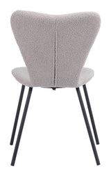 Thibideaux Light Gray Dining Chair (Set of 2) by Zuomod at Eve Furniture