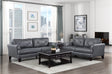 Thierry Burnish Gray 2-Piece Living Room Set by Homelegance at Eve Furniture