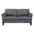 Thierry Burnish Gray Loveseat by Homelegance at Eve Furniture