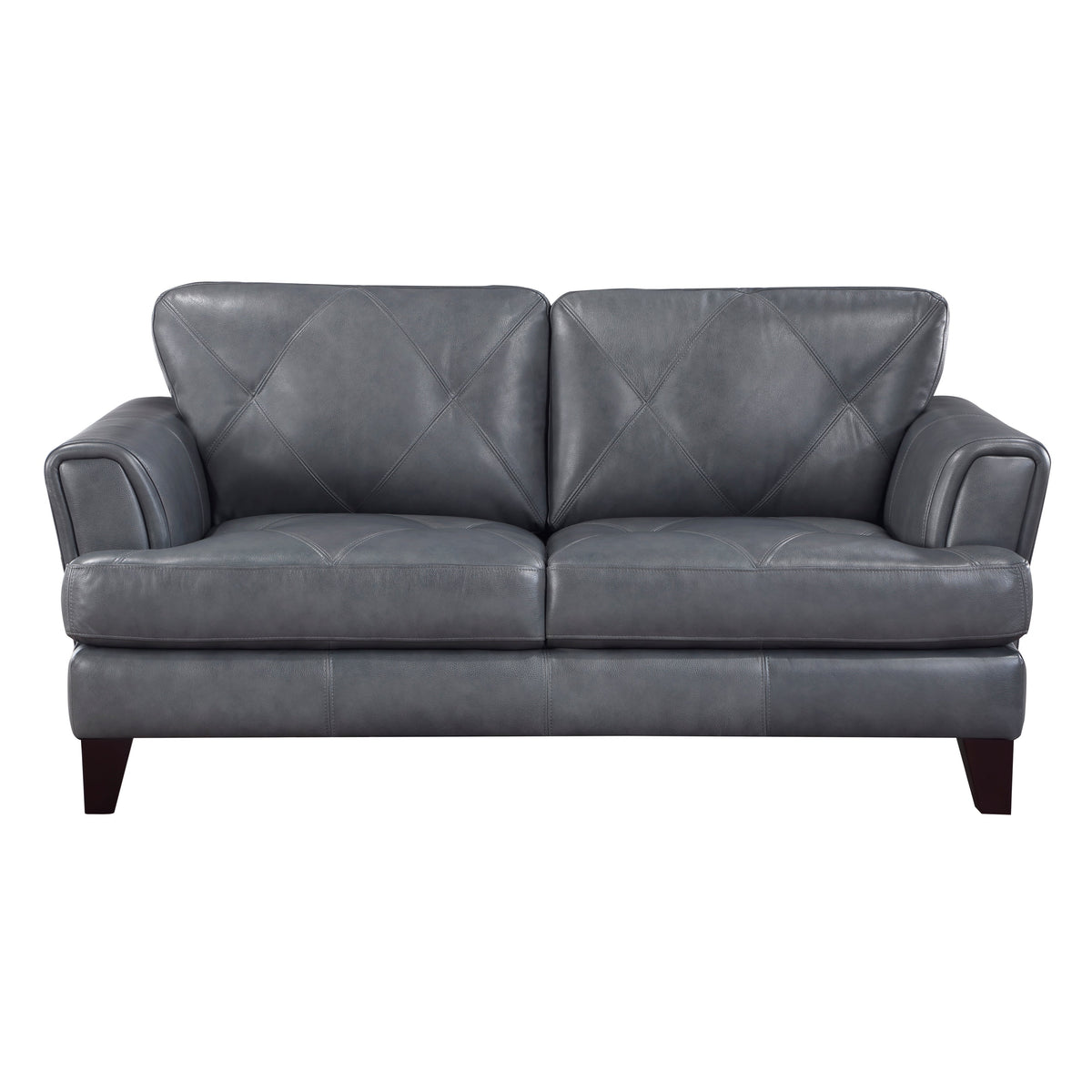 Thierry Burnish Gray Loveseat by Homelegance at Eve Furniture