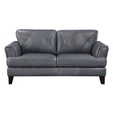Thierry Burnish Gray Loveseat by Homelegance at Eve Furniture