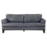 Thierry Burnish Gray Sofa by Homelegance at Eve Furniture