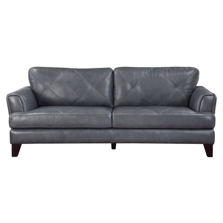 Thierry Burnish Gray Sofa by Homelegance at Eve Furniture