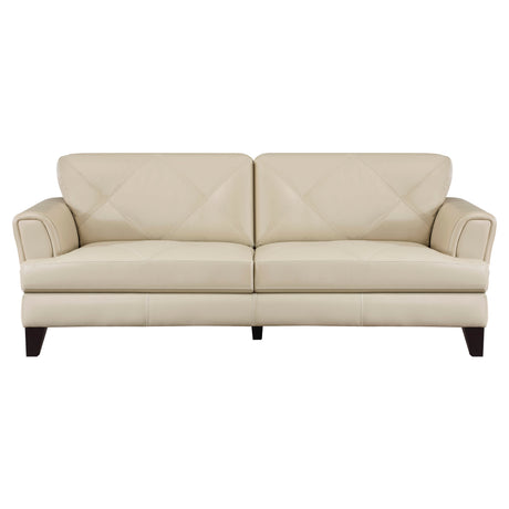 Thierry Cream 2-Piece Living Room Set by Homelegance at Eve Furniture