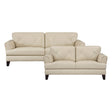 Thierry Cream 2-Piece Living Room Set by Homelegance at Eve Furniture