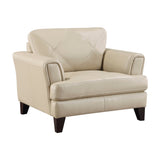 Thierry Cream Chair by Homelegance at Eve Furniture