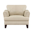 Thierry Cream Chair by Homelegance at Eve Furniture