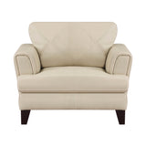 Thierry Cream Chair by Homelegance at Eve Furniture