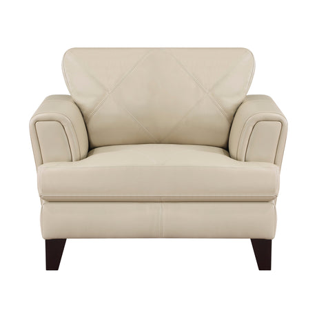 Thierry Cream Chair by Homelegance at Eve Furniture