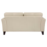 Thierry Cream Loveseat by Homelegance at Eve Furniture