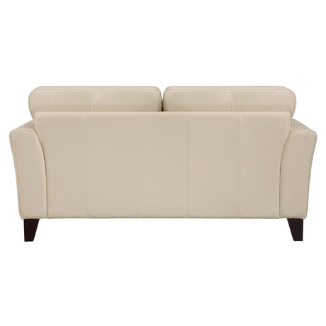 Thierry Cream Loveseat by Homelegance at Eve Furniture