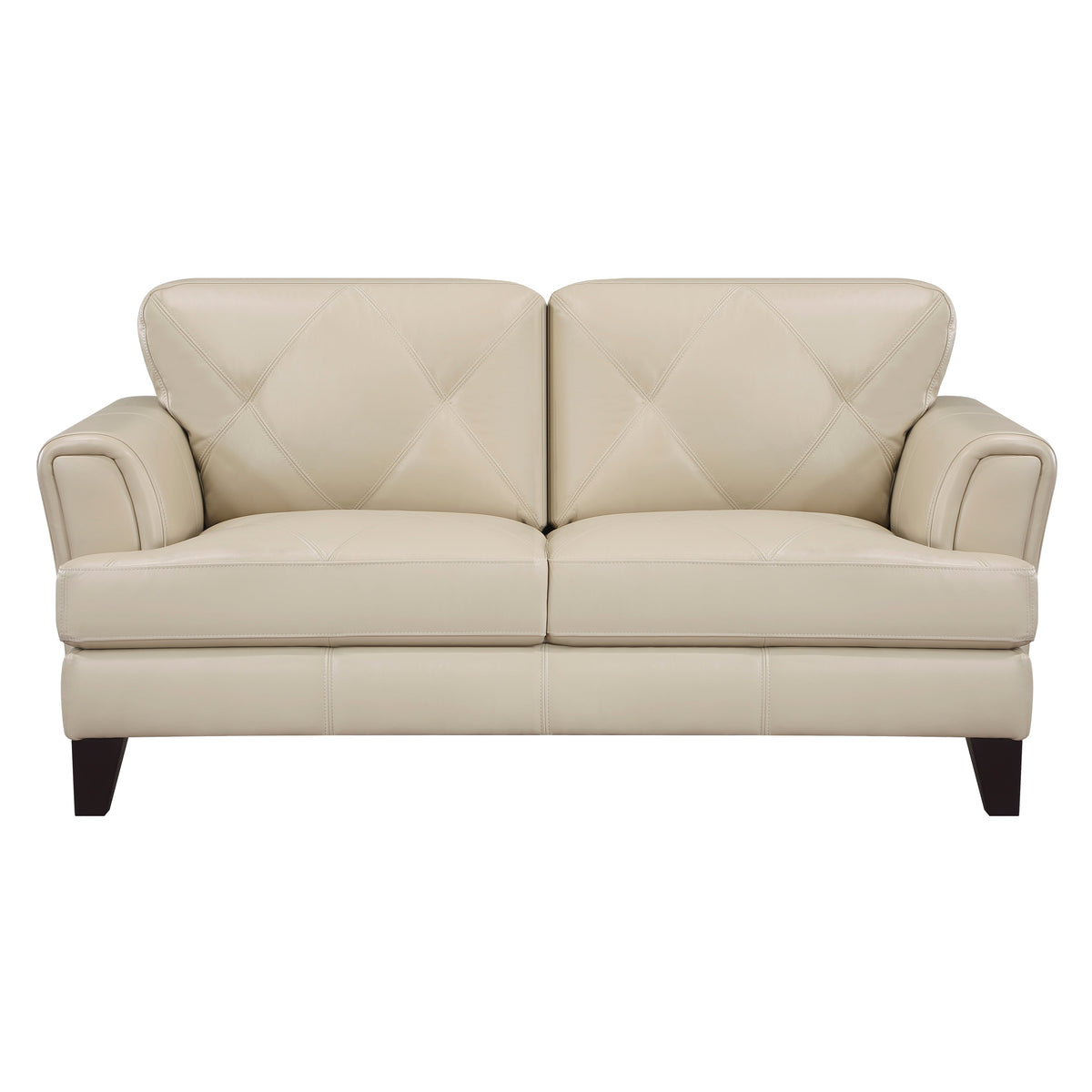 Thierry Cream Loveseat by Homelegance at Eve Furniture