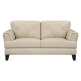 Thierry Cream Loveseat by Homelegance at Eve Furniture
