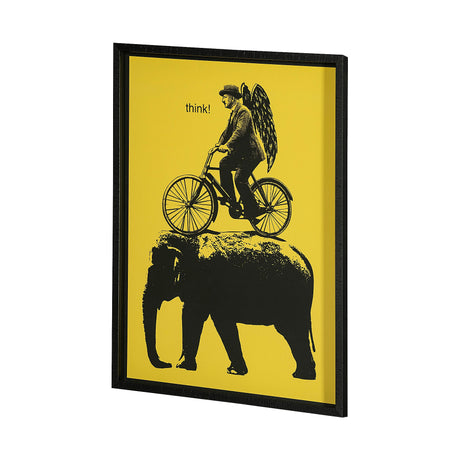 Think! by Urban Octopus a Framed Art Print Matted under Glass by Mercana at Eve Furniture