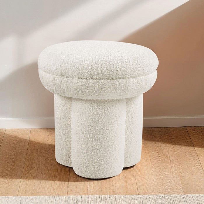 Thisbe Beige Stool by Furniture of America at Eve Furniture