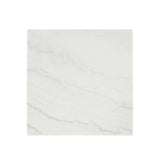 Thisted White/Black Square Marble End Table