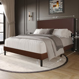 Thistle Full Brown Platform Bed by Happy Homes at Eve Furniture