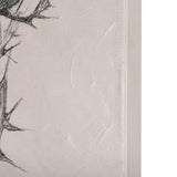 Thistle With Bumblebee Drawing IV by Mercana Studio a Hand Embellished Textured Canvas by Mercana at Eve Furniture