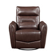 Thomas Brown Swivel Glider Reclining Chair by Homelegance at Eve Furniture