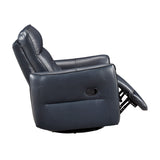 Thomas Dark Blue Swivel Glider Reclining Chair