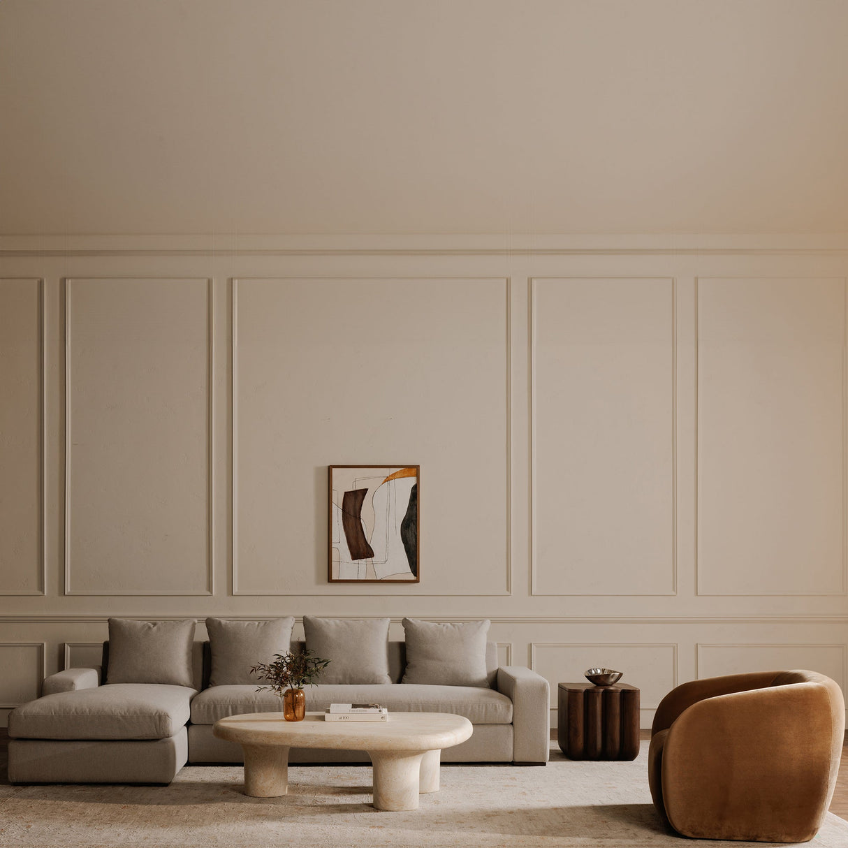 Thomas Grey Right Sectional by Moe's Home at Eve Furniture