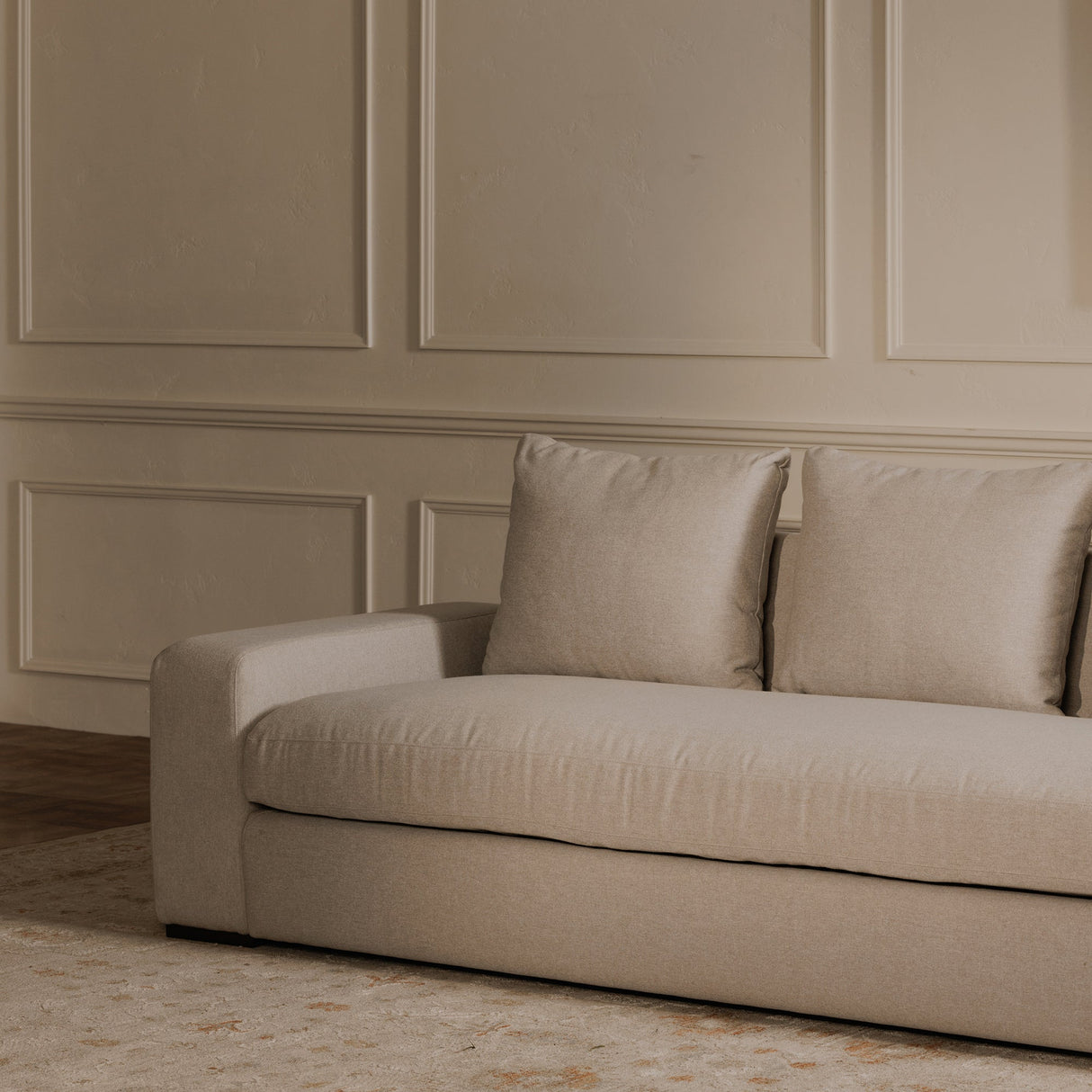 Thomas Grey Sofa by Moe's Home at Eve Furniture