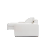 Thomas Ivory Left Sectional by MOES at Eve Furniture