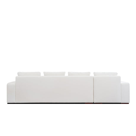 Thomas Ivory Left Sectional by MOES at Eve Furniture