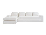 Thomas Ivory Left Sectional by Moe's Home at Eve Furniture