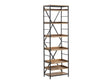 Thomas Road Brown/Black Bookshelf by Crestview at Eve Furniture