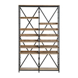 Thomas Road Brown/Black Double Etagere by Crestview at Eve Furniture