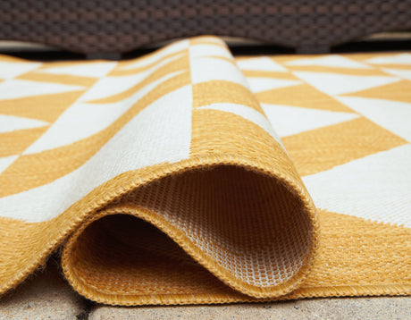 Thomley Ivory/Yellow 5' x 7' Rug by Ashley at Eve Furniture