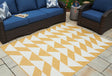 Thomley Ivory/Yellow 8' x 10' Rug by Ashley at Eve Furniture