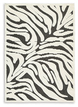 Thomwith Black/Ivory Medium Rug