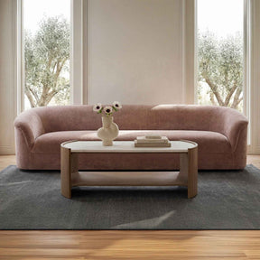 Thora Blush Sofa by Moe's Home at Eve Furniture