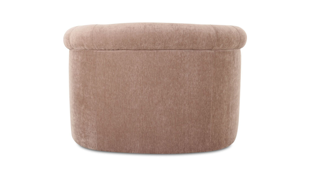 Thora Lounge Chair Blush by Moe's Home at Eve Furniture