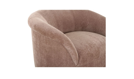 Thora Lounge Chair Blush by Moe's Home at Eve Furniture