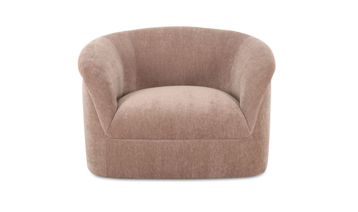 Thora Lounge Chair Blush by Moe's Home at Eve Furniture