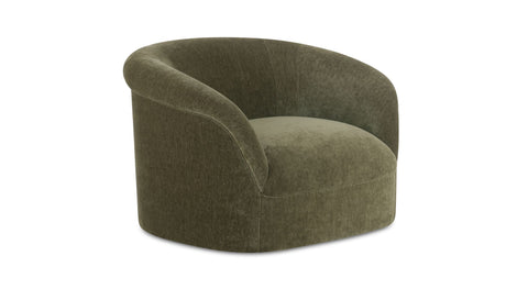 Thora Lounge Chair Dark Green by Moe's Home at Eve Furniture