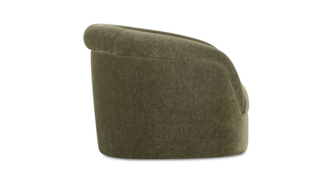 Thora Lounge Chair Dark Green by Moe's Home at Eve Furniture