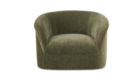 Thora Lounge Chair Dark Green by Moe's Home at Eve Furniture